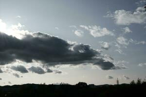 Tempo lapso do nuvens espaço de tempo foto