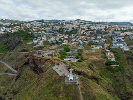 Jesus Cristo estátua do Cristo a rei - Madeira, Portugal foto