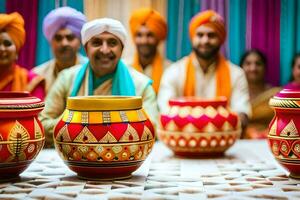 indiano Casamento fotografia dentro Londres. gerado por IA foto