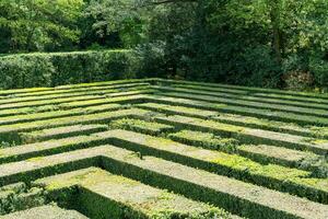 valsanzibio, itália-abril 15, Labirinto de 2023 dentro a monumental jardim do valsanzibio, 1 do a a maioria lindo jardins dentro Itália durante uma ensolarado dia foto