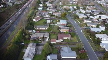 fotografia aérea de hamilton, nova zelândia foto