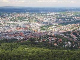 vista aérea de estugarda, alemanha foto