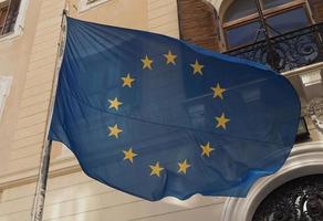 bandeira europeia da europa foto