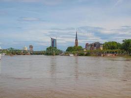 vista de frankfurt, alemanha foto