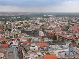 vista aérea de leipzig foto