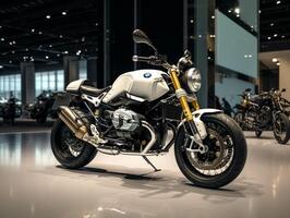 BMW r noventa exibição. generativo ai foto