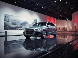 audi q5 exibição. generativo ai foto