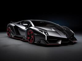 lamborghini sesto elemento exibição. generativo ai foto