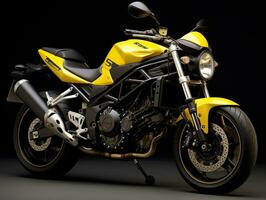 Suzuki sv650 exibição. generativo ai foto