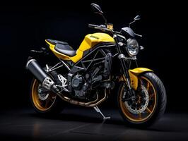 Suzuki sv650 exibição. generativo ai foto