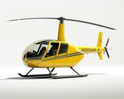 robinson r44 em branco fundo. generativo ai foto