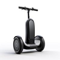 segway em branco fundo. generativo ai foto