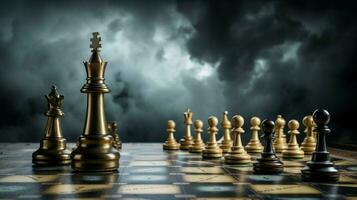 estratégico xadrez batalha conquista adversidade com sucesso foto