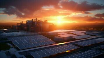 Sol conjuntos em indústria solar sobe um novo foto