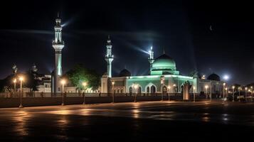 noite Visão do ótimo mesquita do kano. generativo ai foto