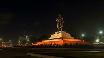 noite Visão do nacional Heróis Acre. generativo ai foto