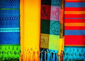 tradicional mexicano lenço de pescoço foto