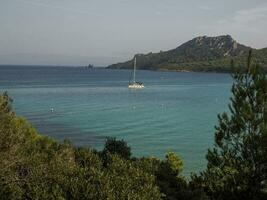 notre dame de praia dentro Porquerolles ilha França panorama panorama foto