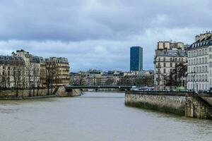 o rio sena em paris, frança foto