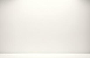 esvaziar parede com lindo chiaroscuro. elegante minimalista fundo para produtos apresentação foto