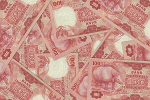 indonésio notas. fechar acima dinheiro a partir de Indonésia. indonésio rupia.3d render foto