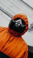 respirador de proteção meia máscara para gases tóxicos foto
