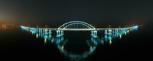 golfo brisa ponte Pensacola florida Outubro 2 noite tiros 2023 foto