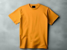 laranja cor masculino camiseta brincar ai generativo foto