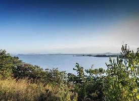 vista do famoso lago tana perto de bahir dar etiópia foto
