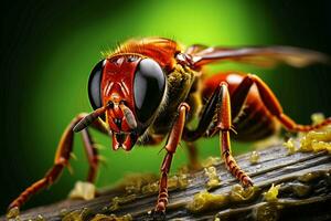 fechar-se animal dentro selvagem natureza ai generativo foto