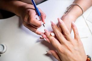 decorações de unhas com gel uv especial foto