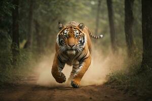 Bengala tigre papel de parede ai gerado foto