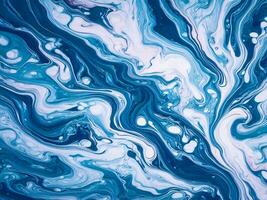 mármore azul e Rosa abstrato fundo. líquido mármore gradiente mistura rodopiou tinta padronizar textura aguarela ácido lavar textura brilhante colorido. mão pintado foto
