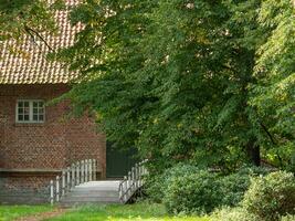 velho castelo fechar Norddeich dentro Alemanha foto