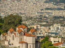 a cidade de atenas foto