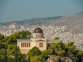 a cidade de atenas foto