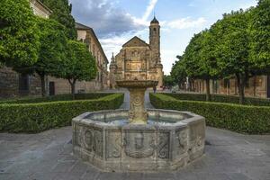 capela do el salvador ,el salvador, e a parador de turismo de ubeda, Jaén, Espanha. reitor ortega Palácio foto