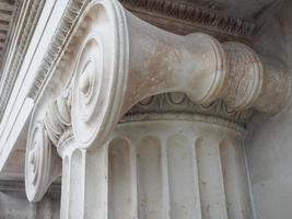 capital iônica grega foto