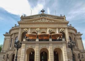 alte oper em frankfurt foto