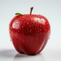 fresco vermelho maçãs ai generativo foto
