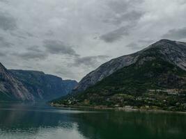 Trondheim e a fiordes do Noruega foto