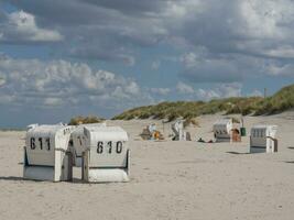 a de praia do spiekeroog foto