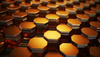 queda metal átomos Conheça hexagonal rede ai gerado foto