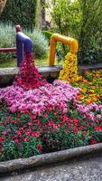 festival da flor em girona temps de flors, espanha. 2018 foto