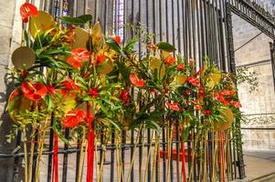 festival da flor em girona temps de flors, espanha. 2018 foto