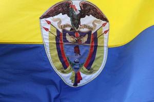 a bandeira colombiana foto