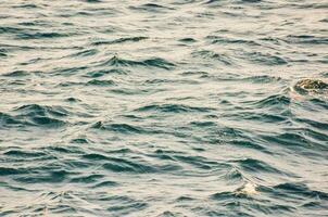 a oceano superfície com pequeno ondas foto