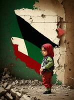 Salve  criança Salve  humanidade Salve  Palestina foto