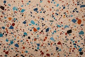 colorida terrazzo textura, multicolorido terrazzo textura fundo, terrazzo mosaico azulejos, terrazzo mármore fundo, ai generativo foto