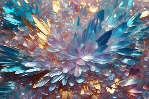 anjo aura quartzo, quartzo fundo, cristal diamante, anjo aura quartzo fundo, cristal fundo, ai generativo foto